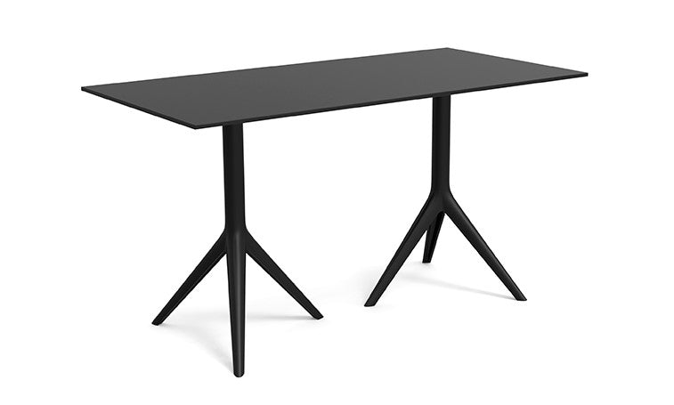 MARI-SOL White Round High Bar Table 4 Legs by Vondom