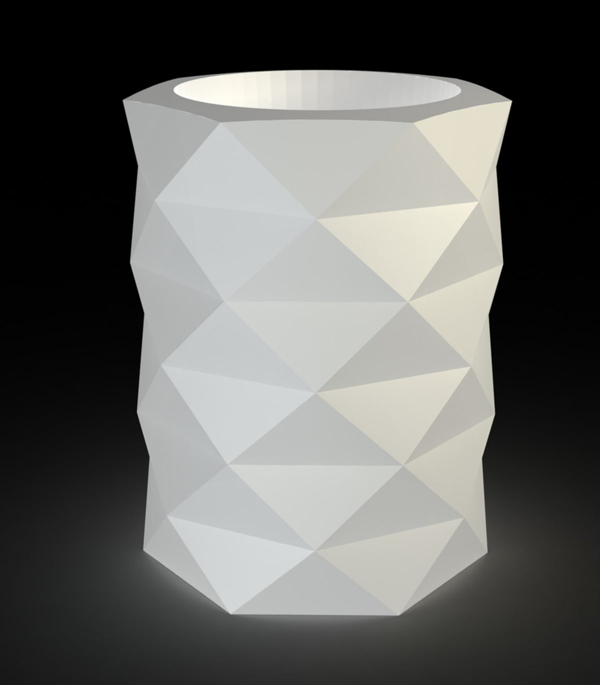 MARQUIS LED lighted flowerpot (Ø80x103 cm) - Vondom