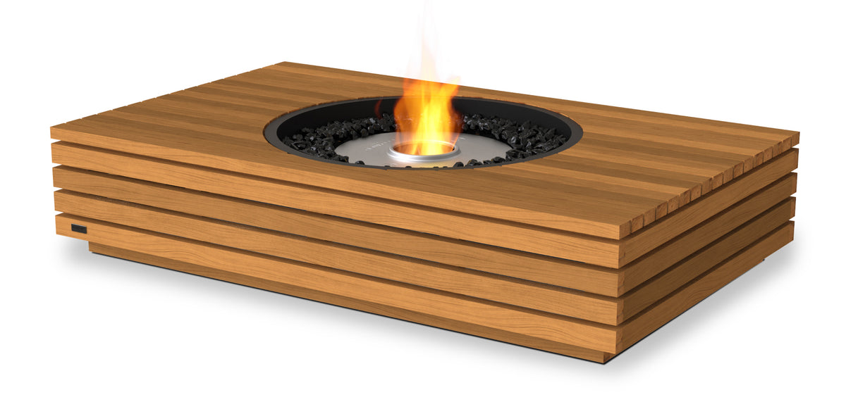 Martini 50 Fire Pit Table Bioethanol - teak
