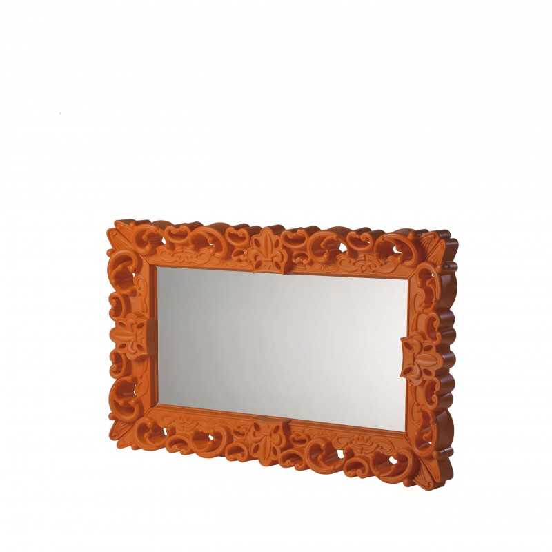 Rectangular Neo Baroque Mirror - Mirror of Love M - Pumpkin Orange