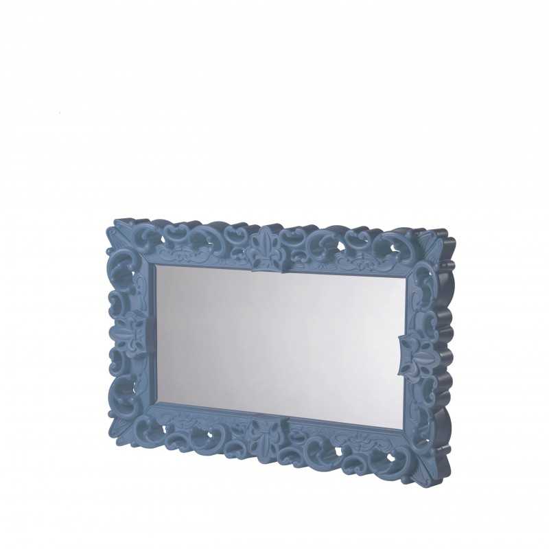 Rectangular Neo Baroque Mirror - Mirror of Love M - Powder Blue