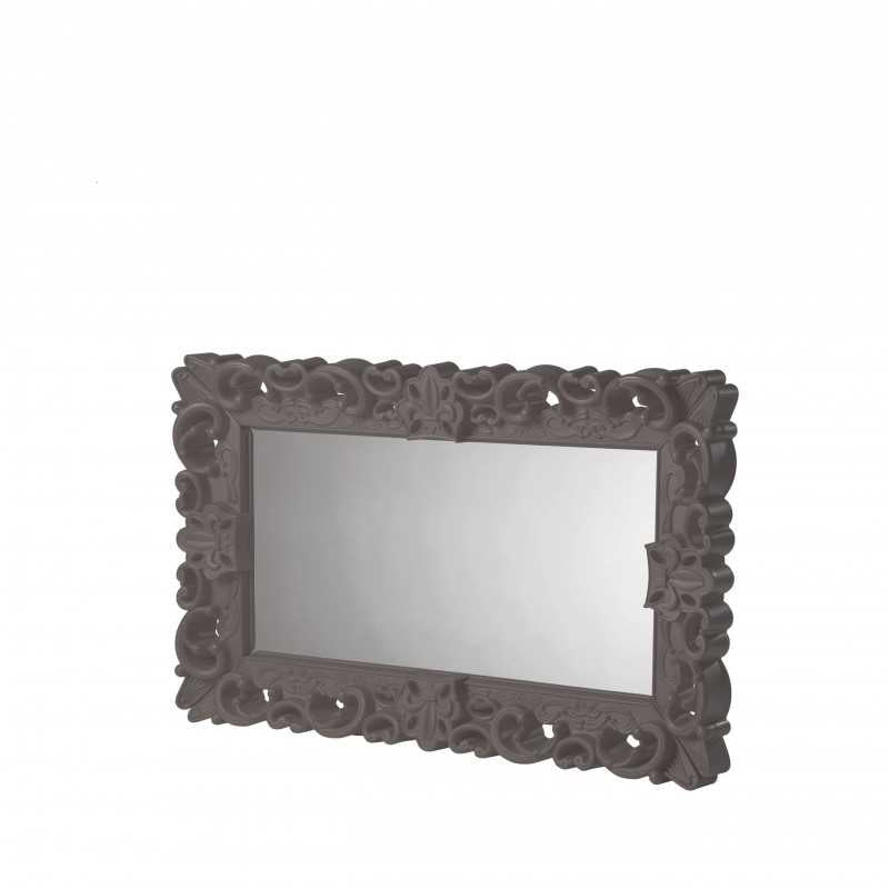Rectangular Neo Baroque Mirror - Mirror of Love M - Argile Grey