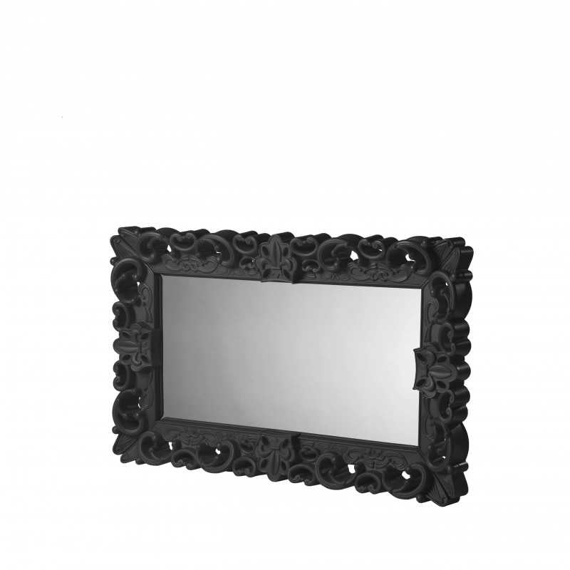 Rectangular Neo Baroque Mirror - Mirror of Love M - Jet Black