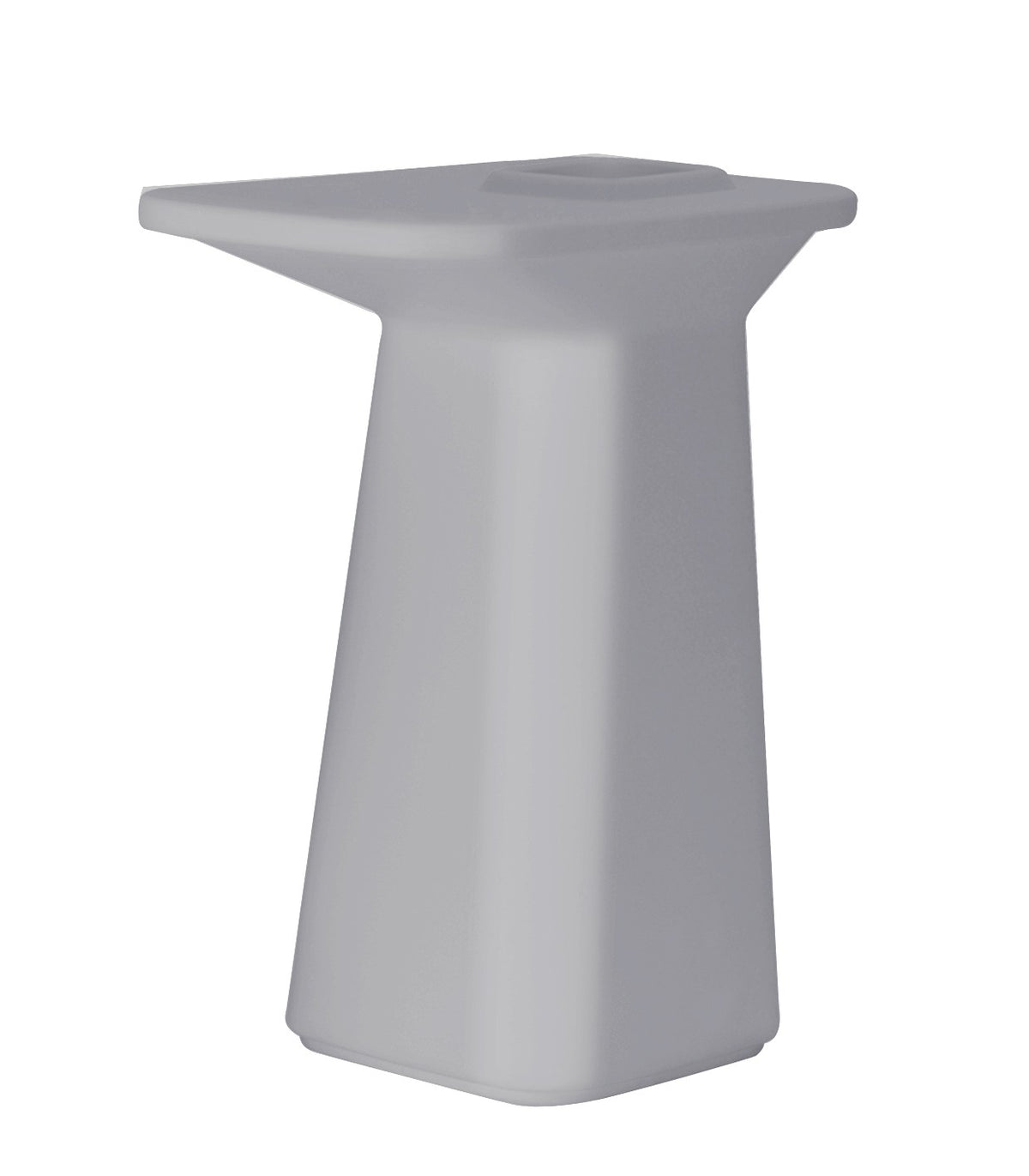 Table haute design NOMA Vondom laquée - gris acier