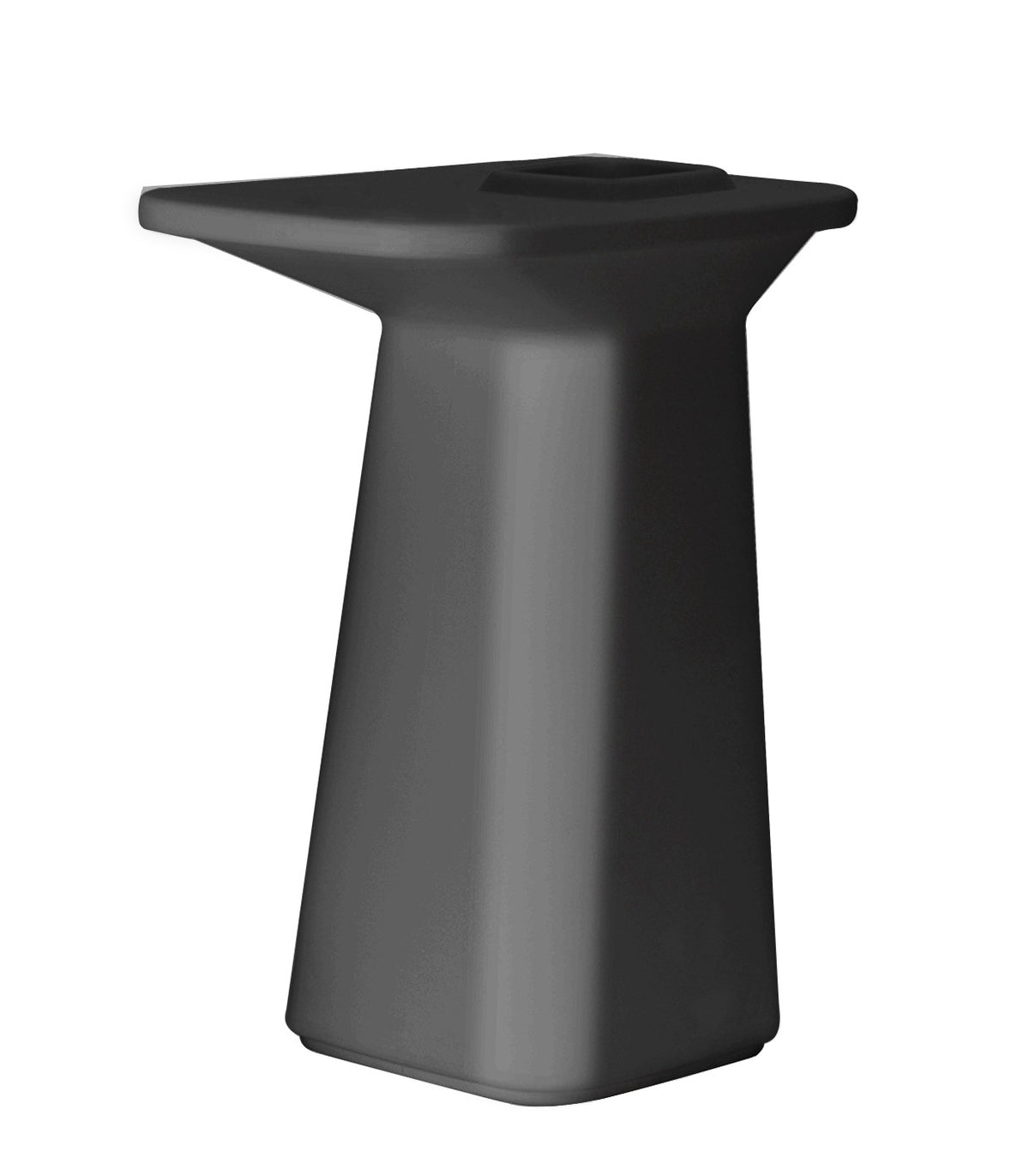Table haute design NOMA Vondom laquée - noir
