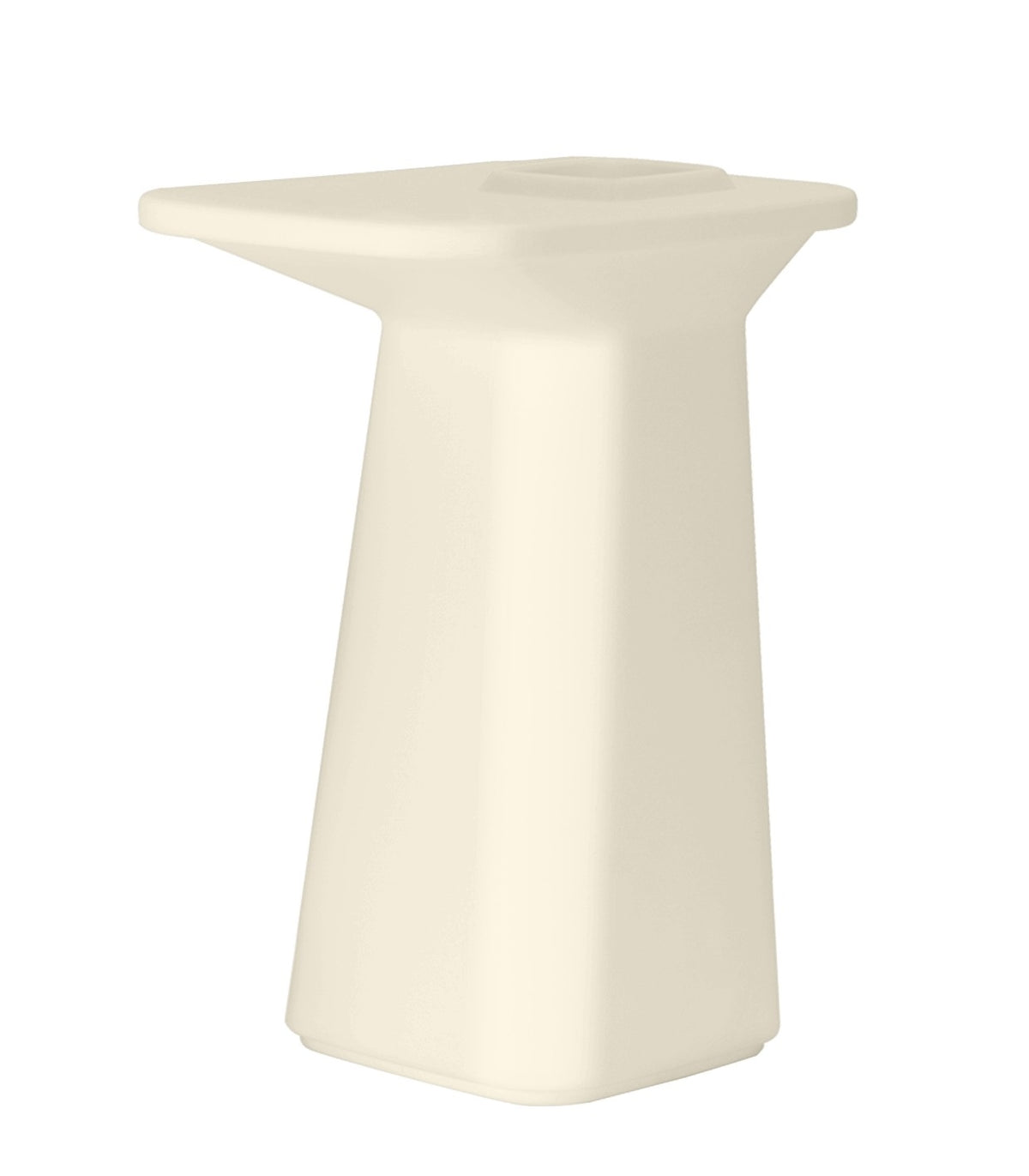 Table haute design NOMA Vondom laquée - écru