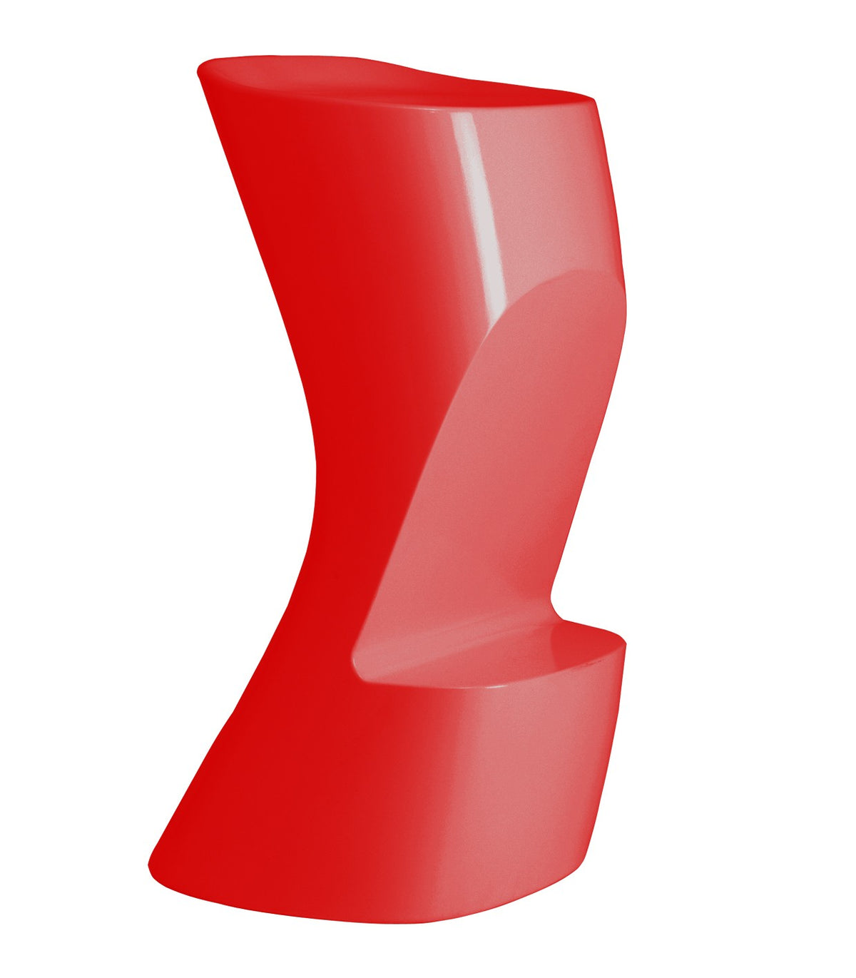 Noma tabouret bar Vondom finition laquée - rouge