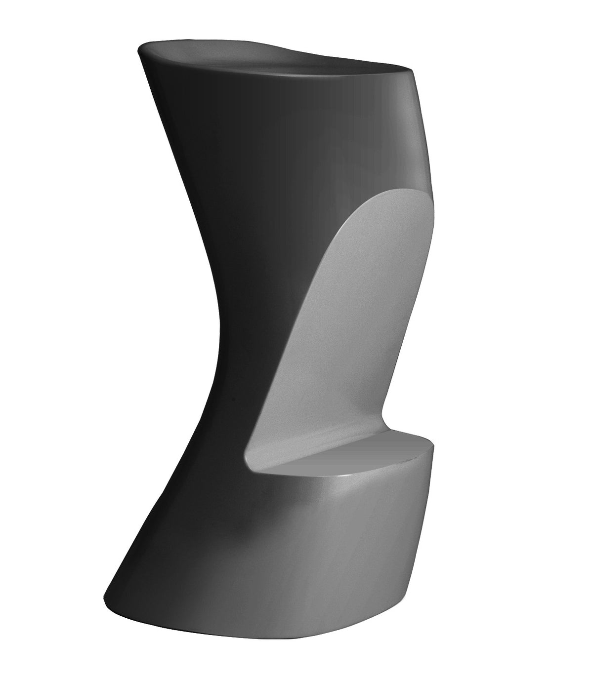 Noma tabouret bar Vondom mate - gris anthracite