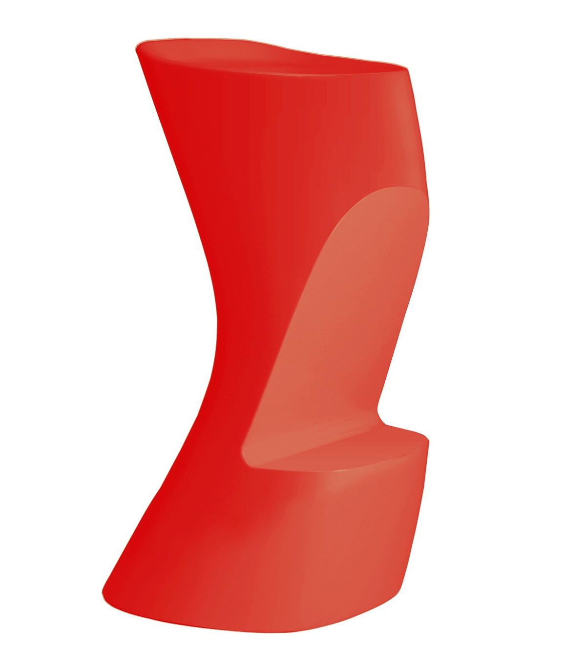 Noma tabouret bar Vondom mate - rouge