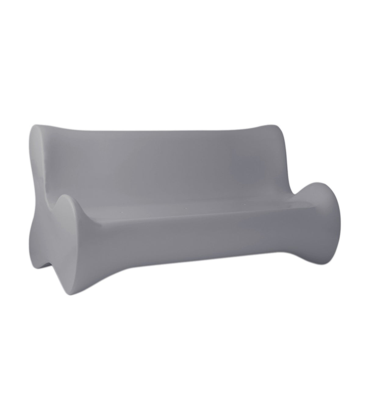 Canapé design PAL laqué Vondom - gris acier - steel