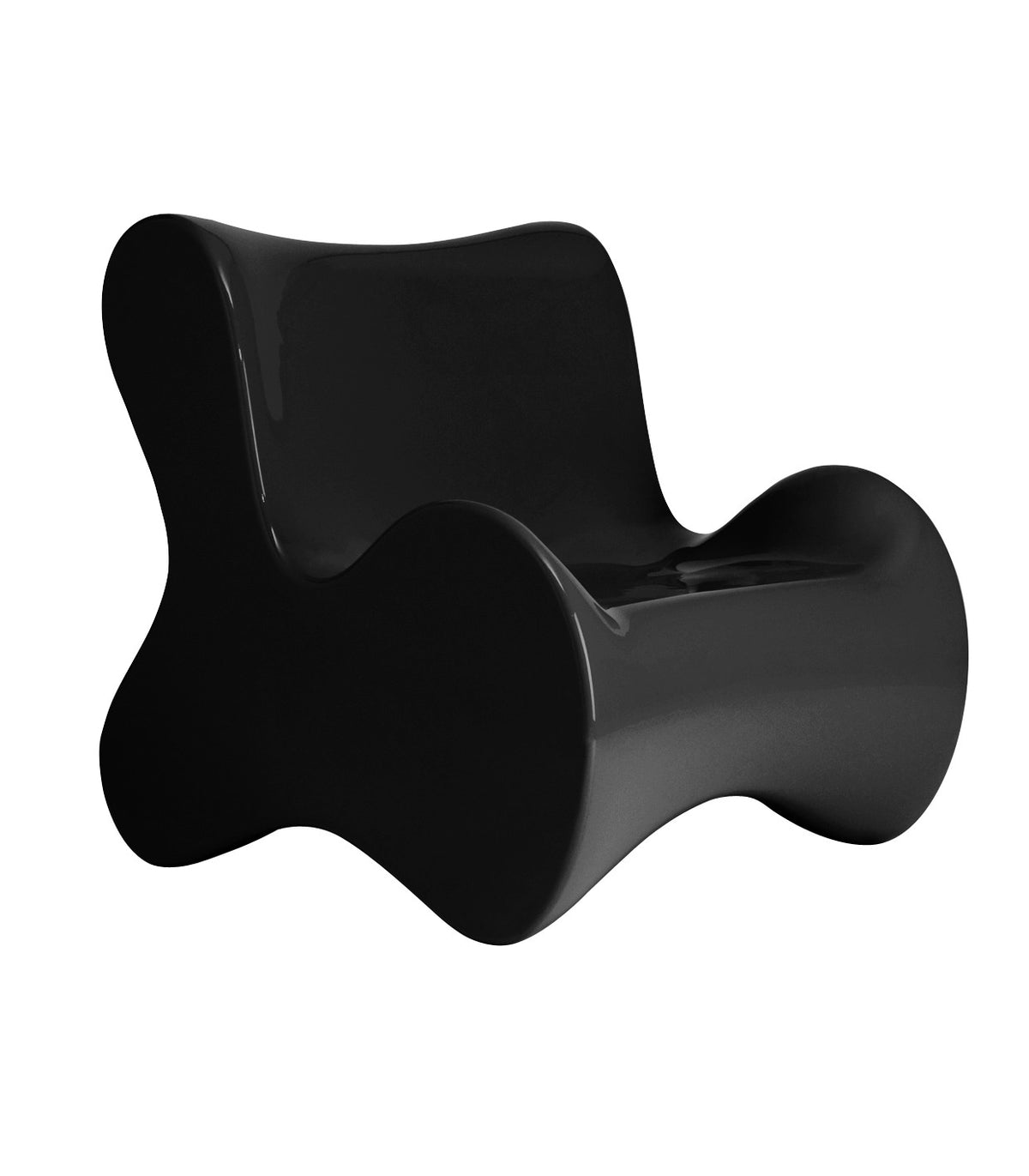 PAL Lacquered Armchair Vondom - Black