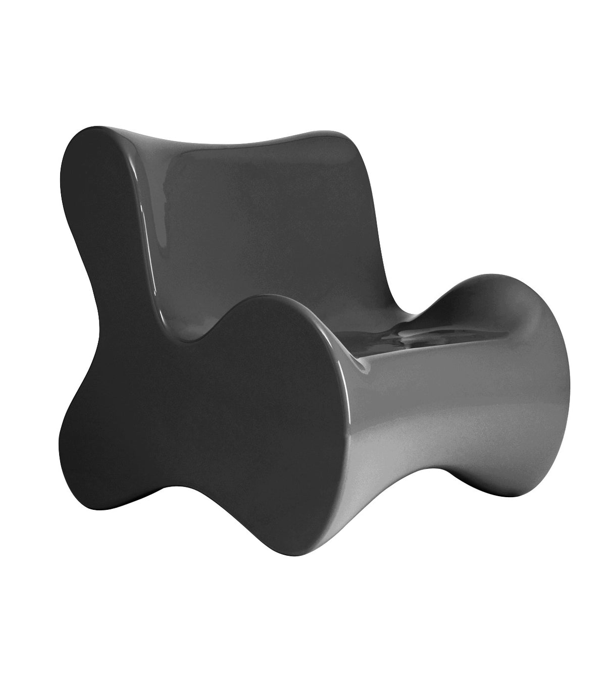 PAL Lacquered Armchair Vondom - Anthracite