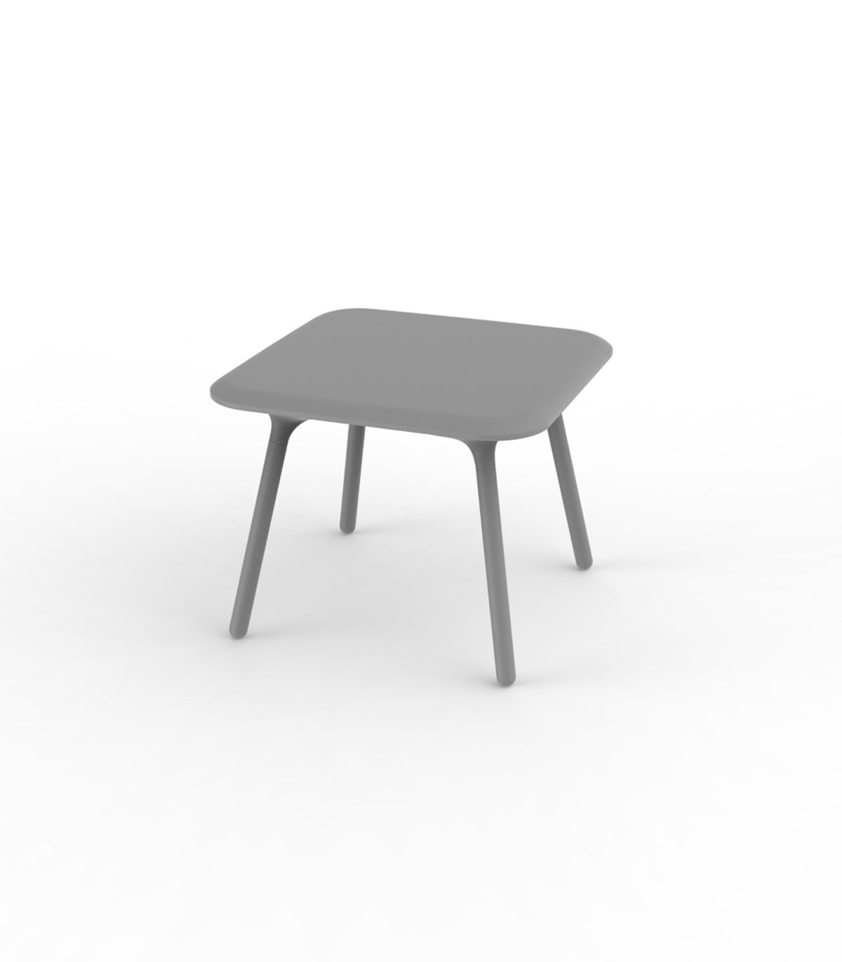 Table carrée design PAL Vondom - gris acier