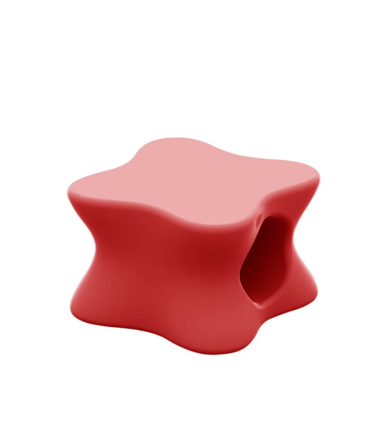 Table basse design laquée PAL VONDOM - rouge