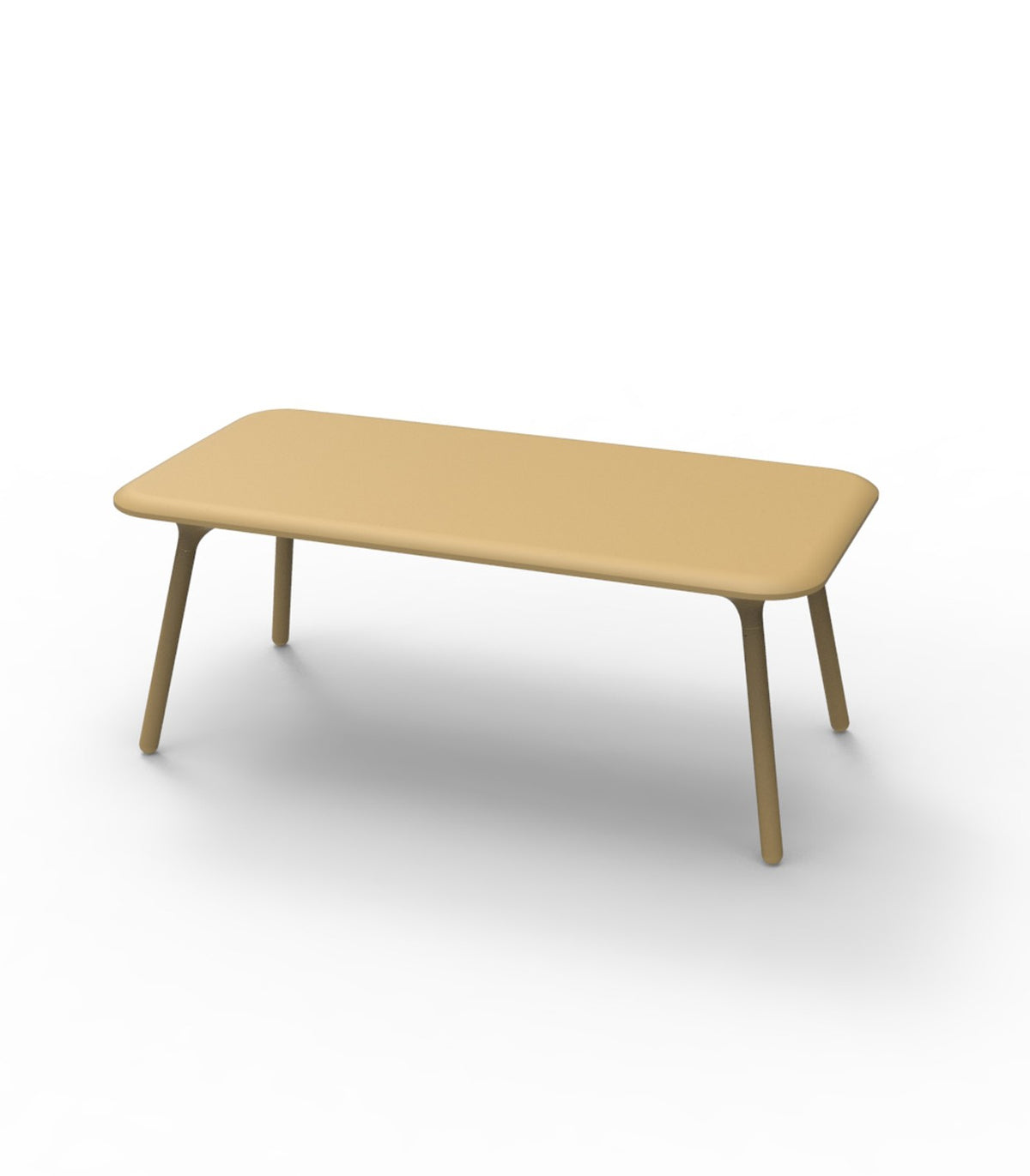 PAL VONDOM Rectangular Design Lacquered Table - Beige