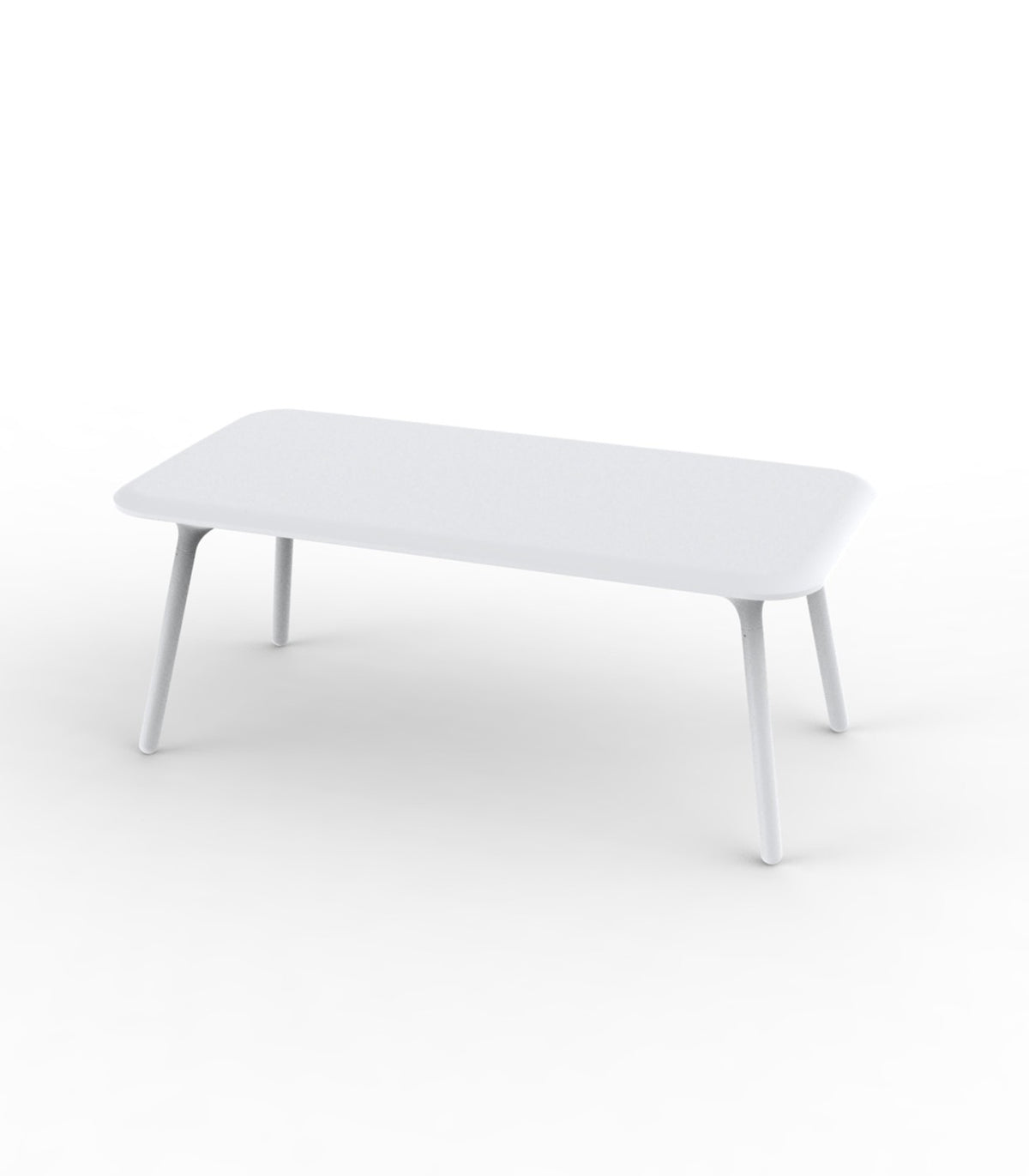 Grande table rectangle PAL VONDOM - blanc