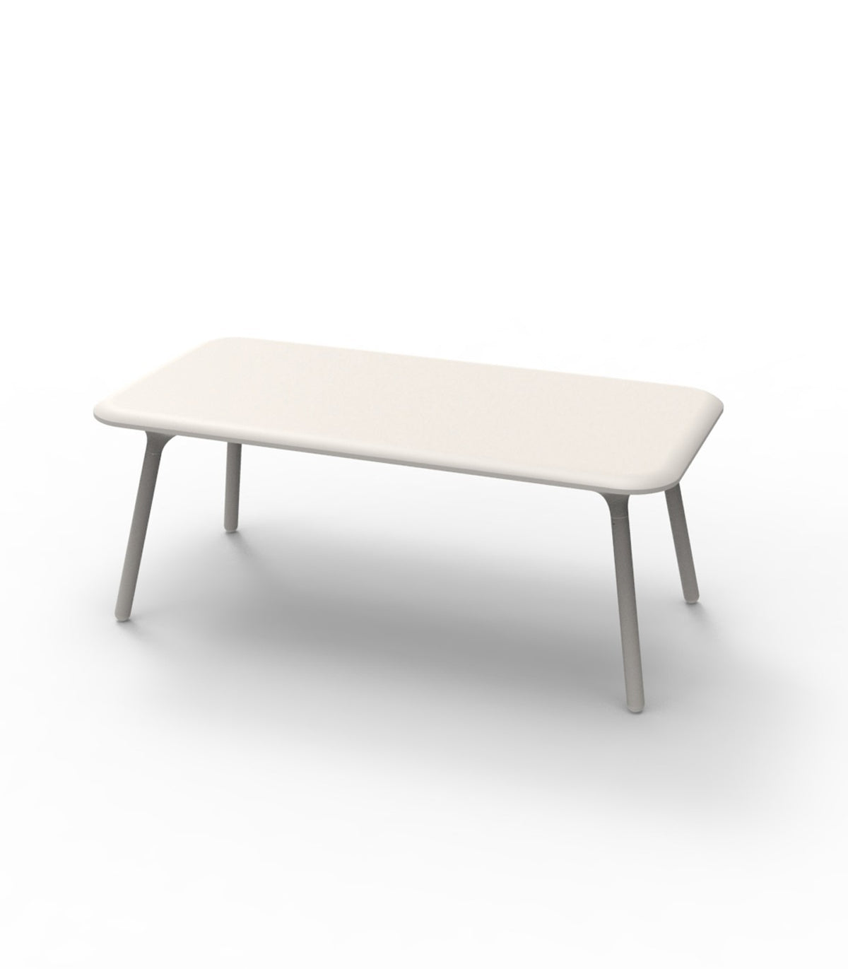 Table design rectangulaire PAL VONDOM - écru