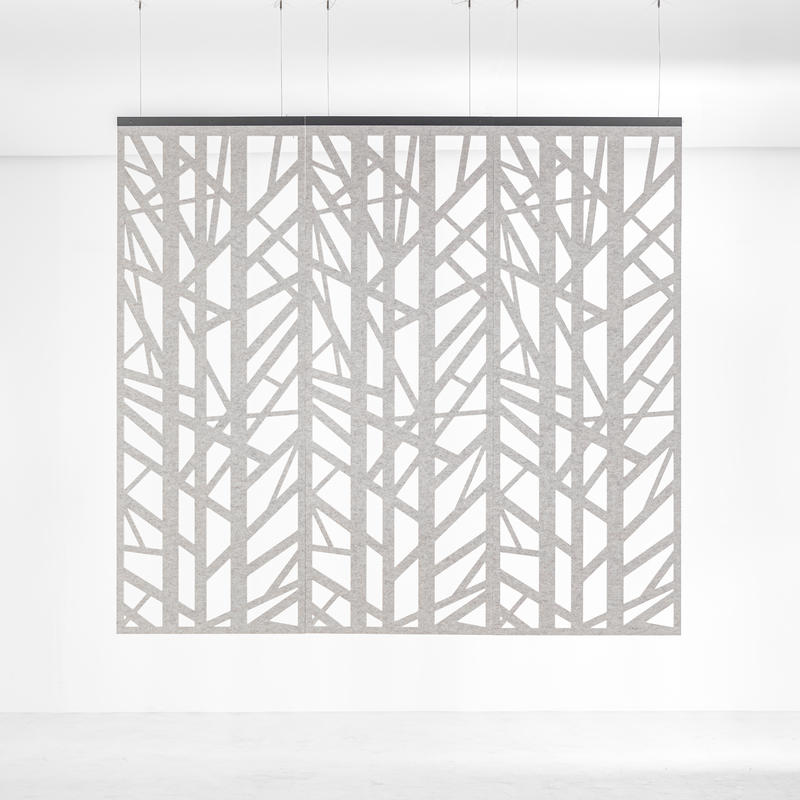 ACOUSTIC FALLS - Decorative Acoustic Floating Panel