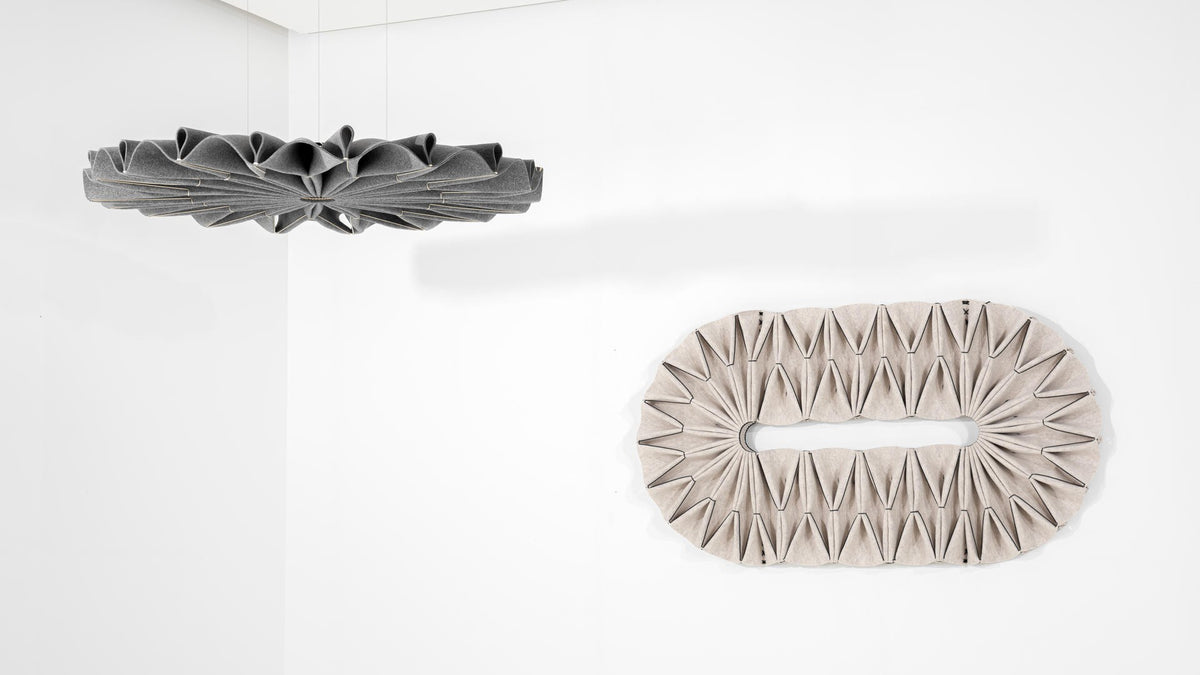 Panneau Acoustique Mural - PLEAT Edel Long BuzziSpace Isolant Acoustique Mural