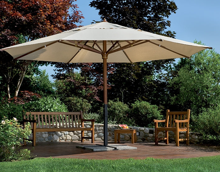 parasol design carré en BOIS - MONTECARLO