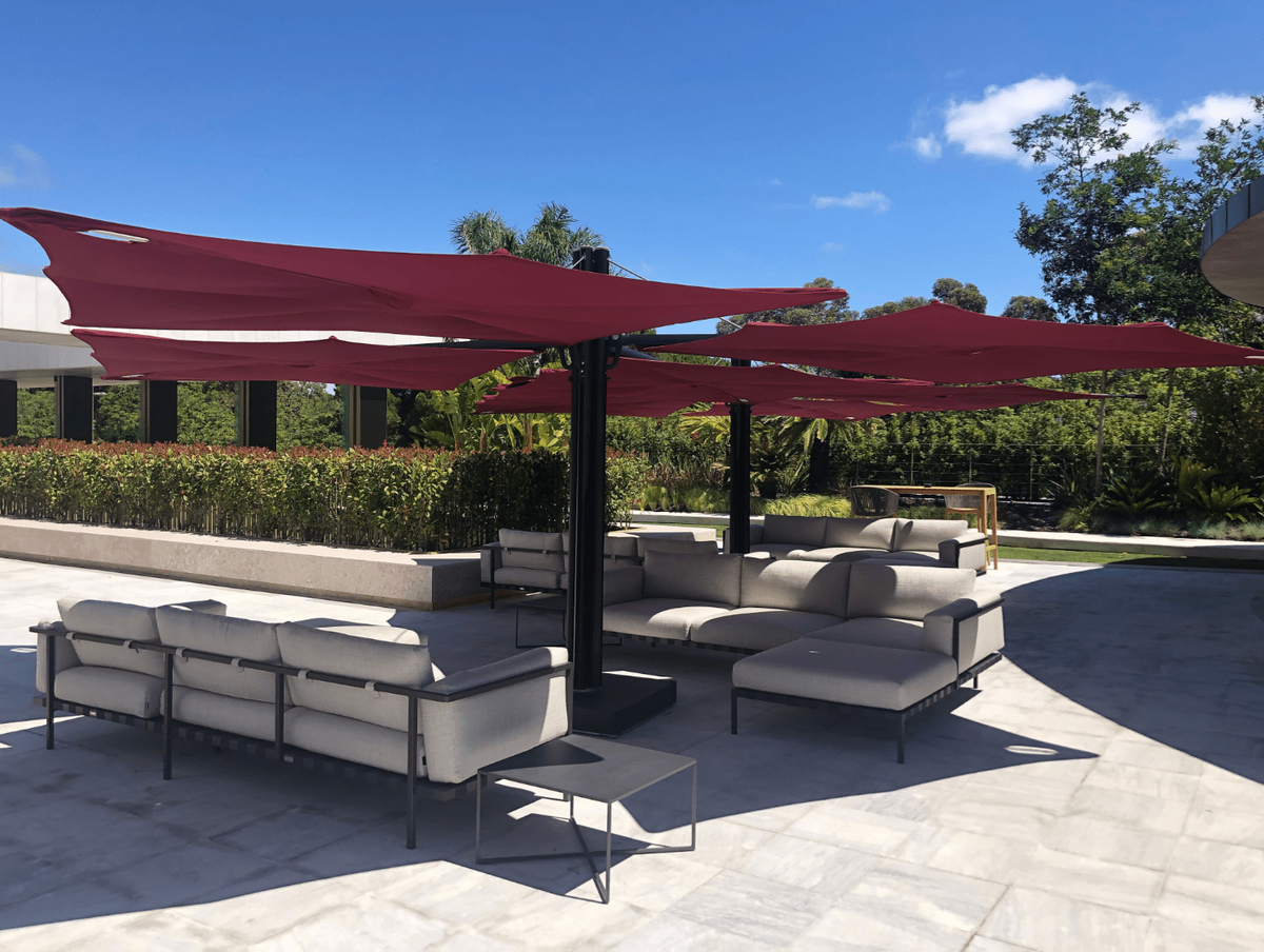 SPECTRA 250 - Parasol Plat Vent Fort 250 x 250