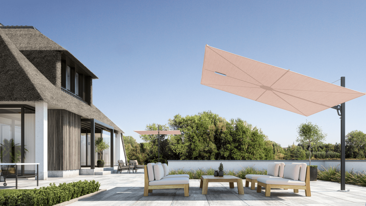 Parasol grand vent 250 x 250 Spectra Umbrosa
