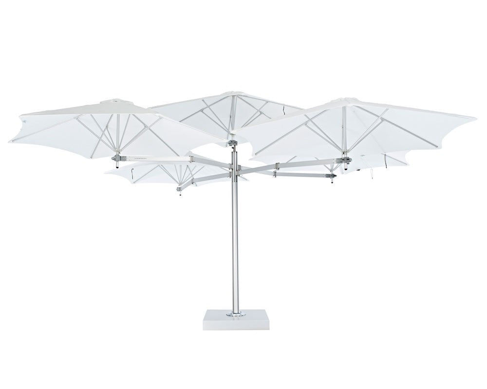PARAFLEX MULTI 380 x 380 - High-End Large Size Four Canopy Parasol