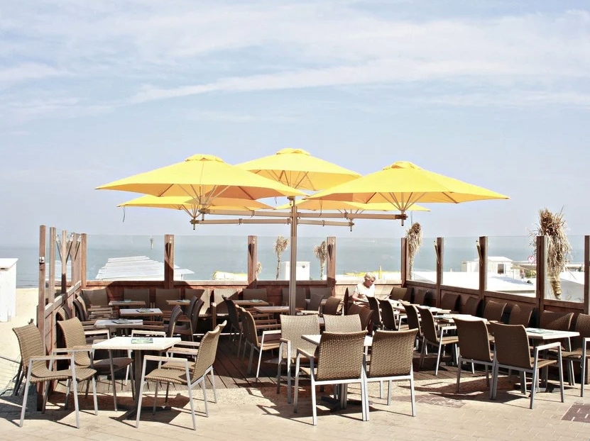 XXL Parasol With Four Hexagonal Canopies PARAFLEX MULTI 540 x 540 Umbrosa