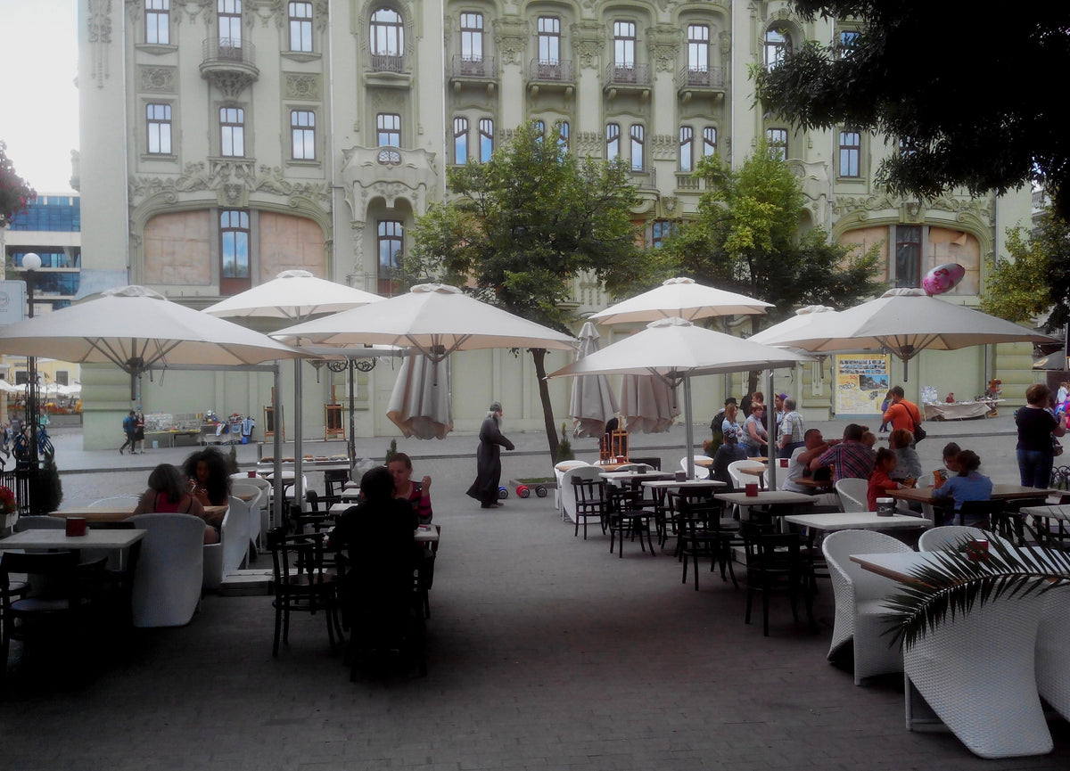 Four Hexagonal Canopy Design Umbrella With Central Mat PARAFLEX MULTI 540 x 540