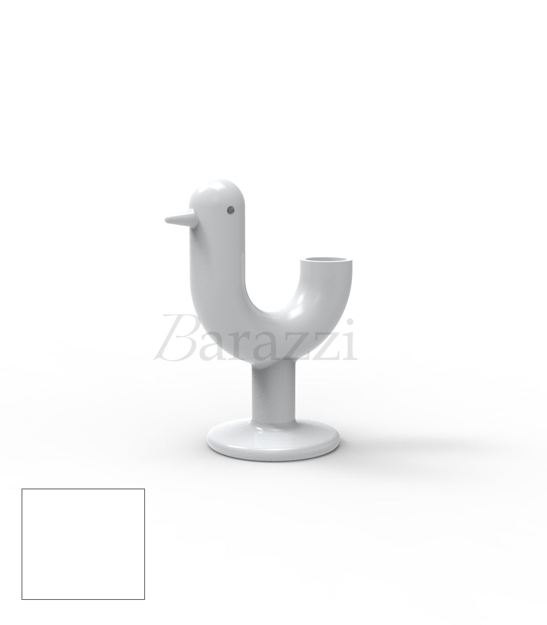Pot Peacock Blanc Laqué par Vondom