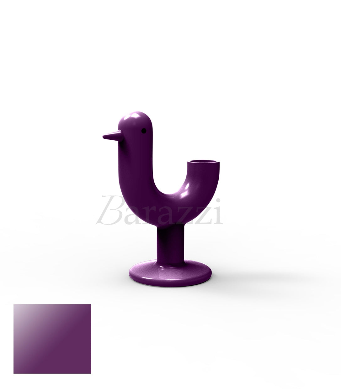 Pot Peacock Prune Laqué par Vondom