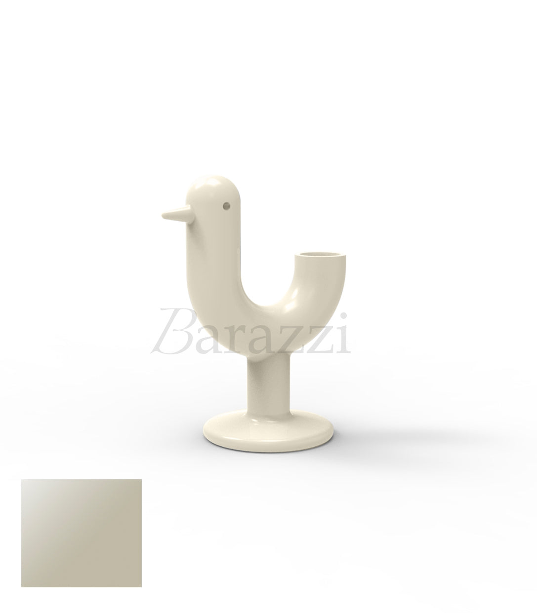 Pot Peacock Ecru Laqué par Vondom