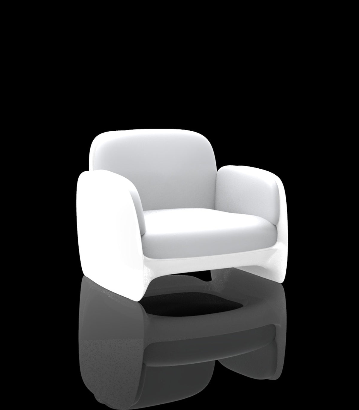 PEZZETTINA White Lighted Armchair - Vondom