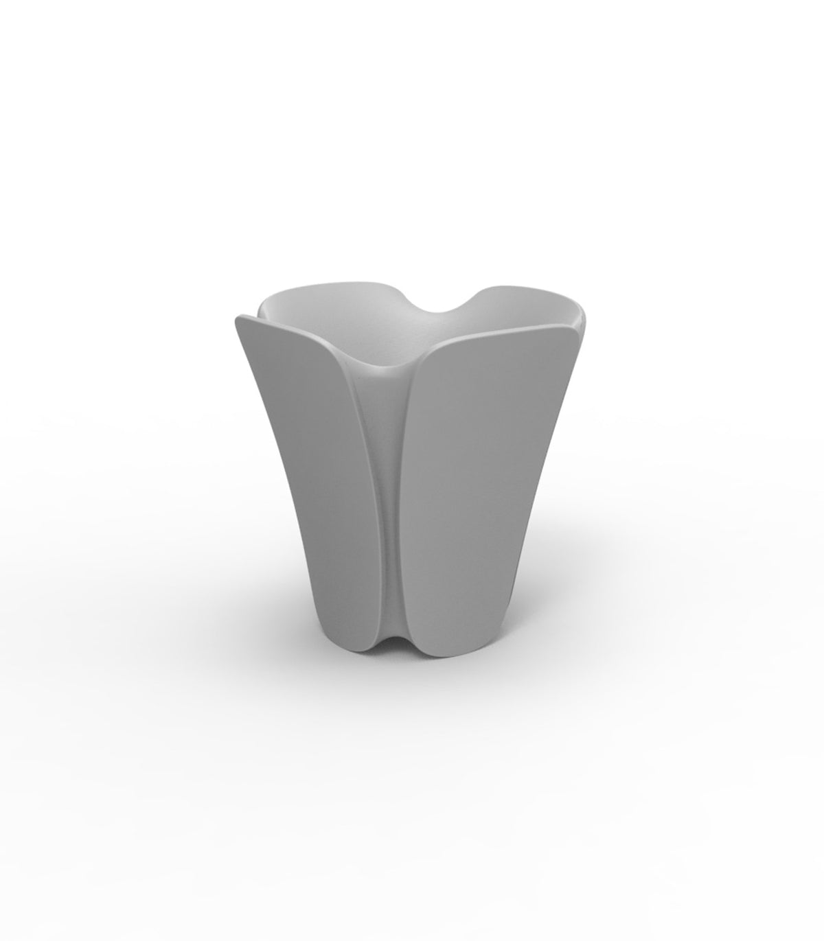 PEZZETTINA pot de fleurs design VONDOM - gris acier