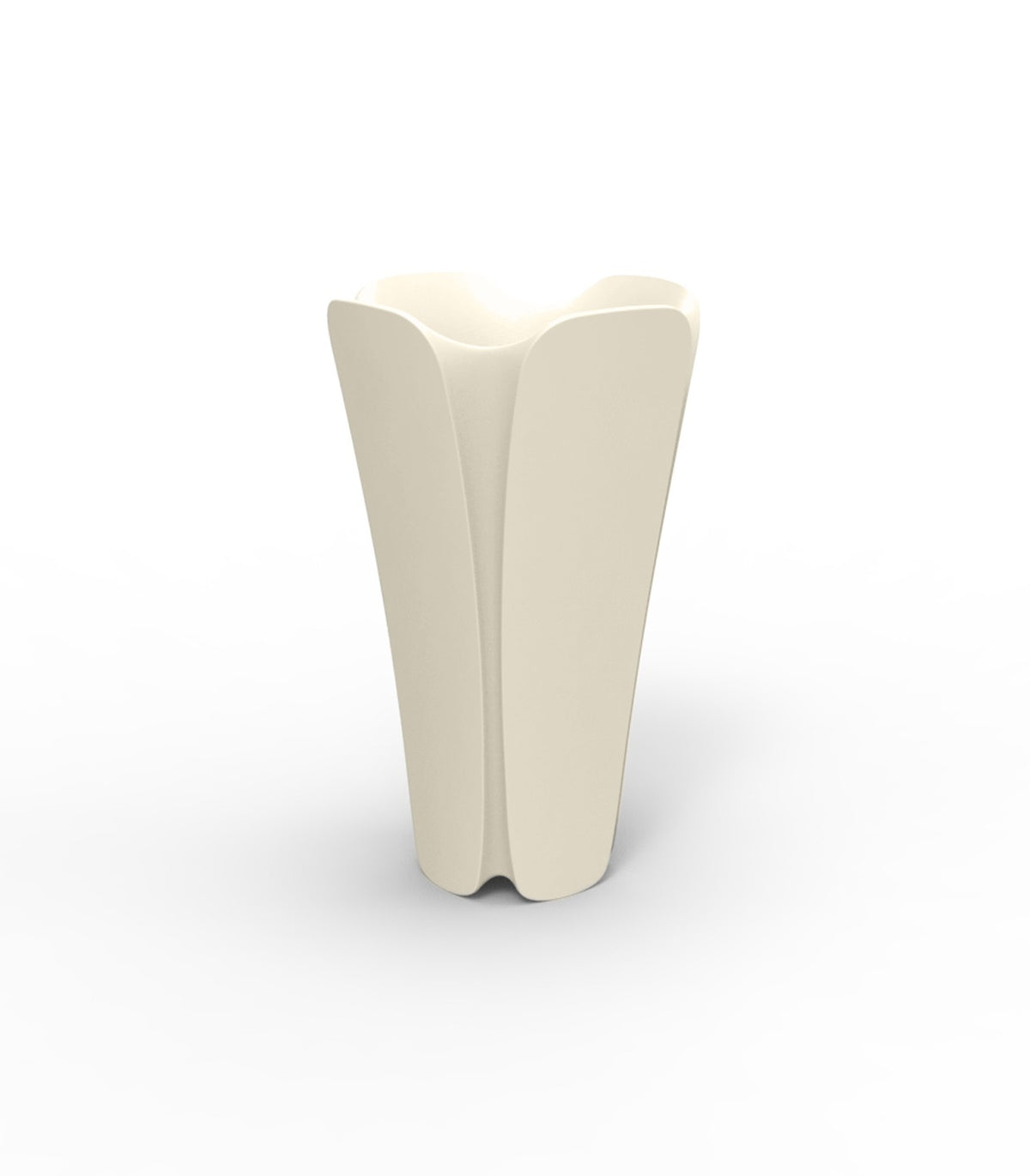 PEZZETTINA design flower pot with matte finish (50x50x85 cm) - Vondom Potty - Matte Finish Design Potty - Vondom