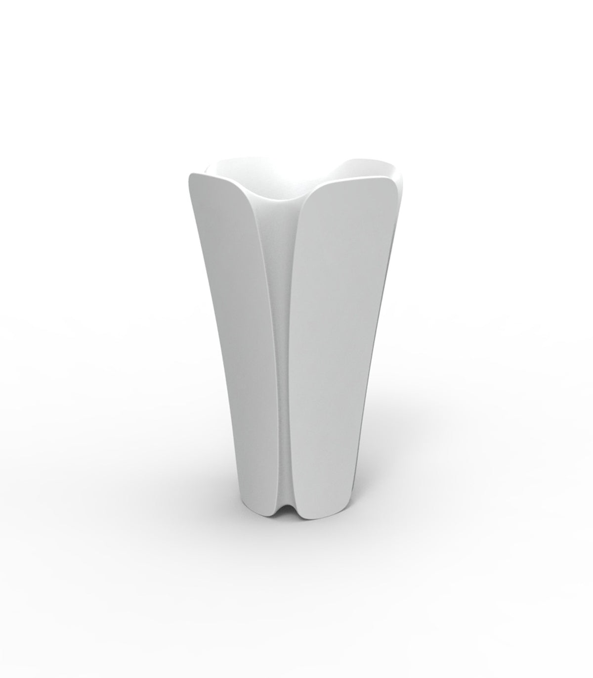 PEZZETTINA design flower pot with matte finish (50x50x85 cm) - Vondom Potty - Matte Finish Design Potty - Vondom