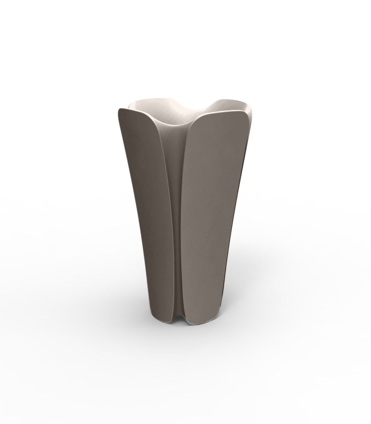 PEZZETTINA design flower pot with matte finish (50x50x85 cm) - Vondom Potty - Matte Finish Design Potty - Vondom
