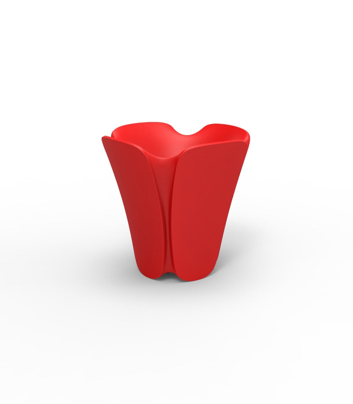 PEZZETTINA design flower pot matt finish - Vondom - red