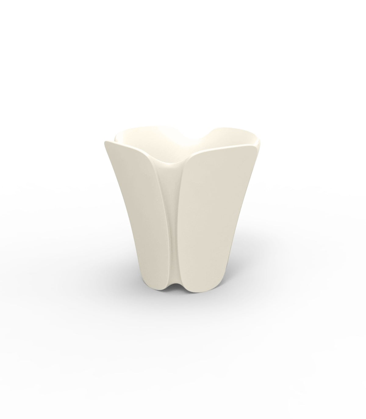 PEZZETTINA design flower pot matt finish - Vondom - ecru