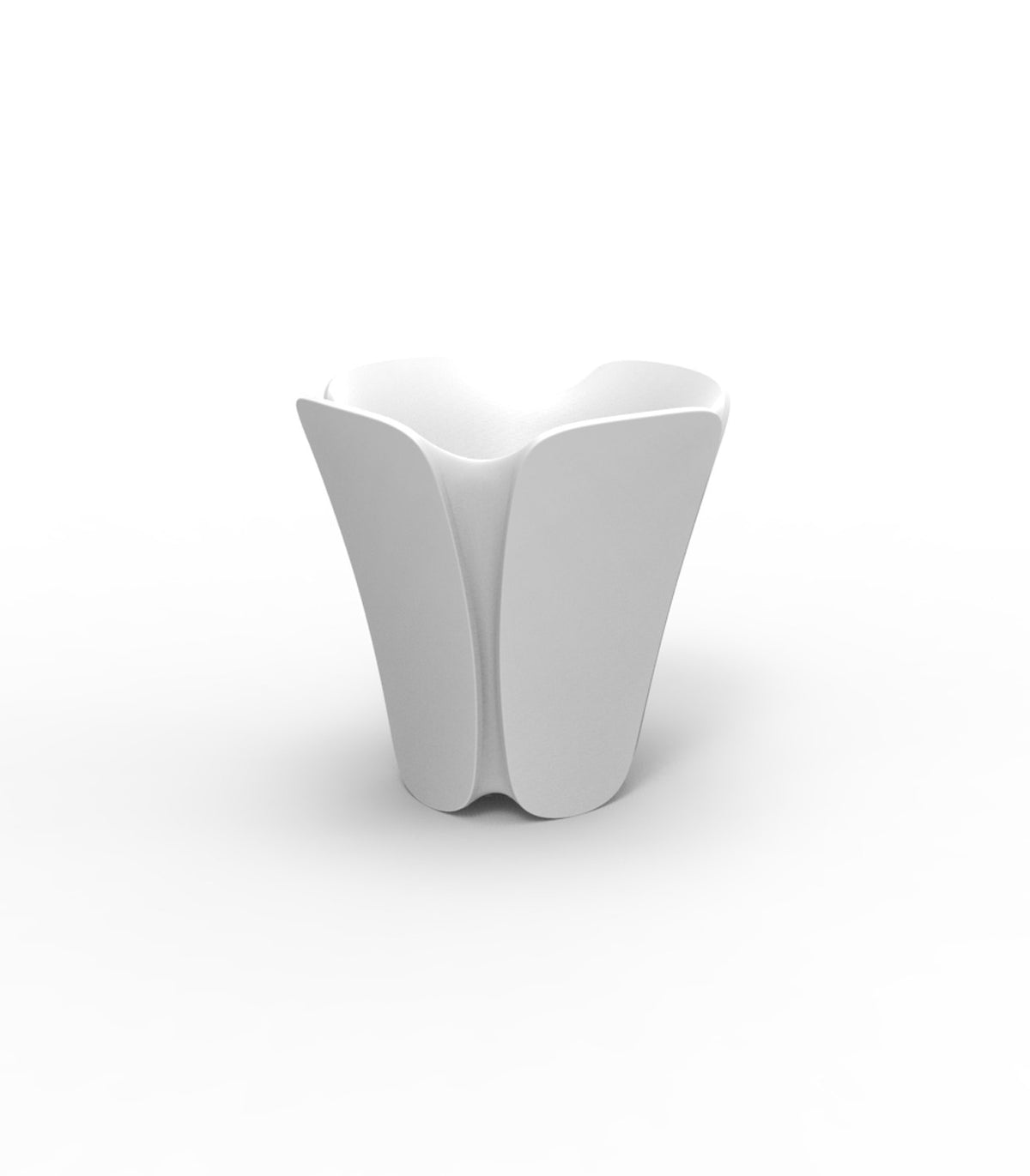 PEZZETTINA design flower pot matt finish - Vondom - white