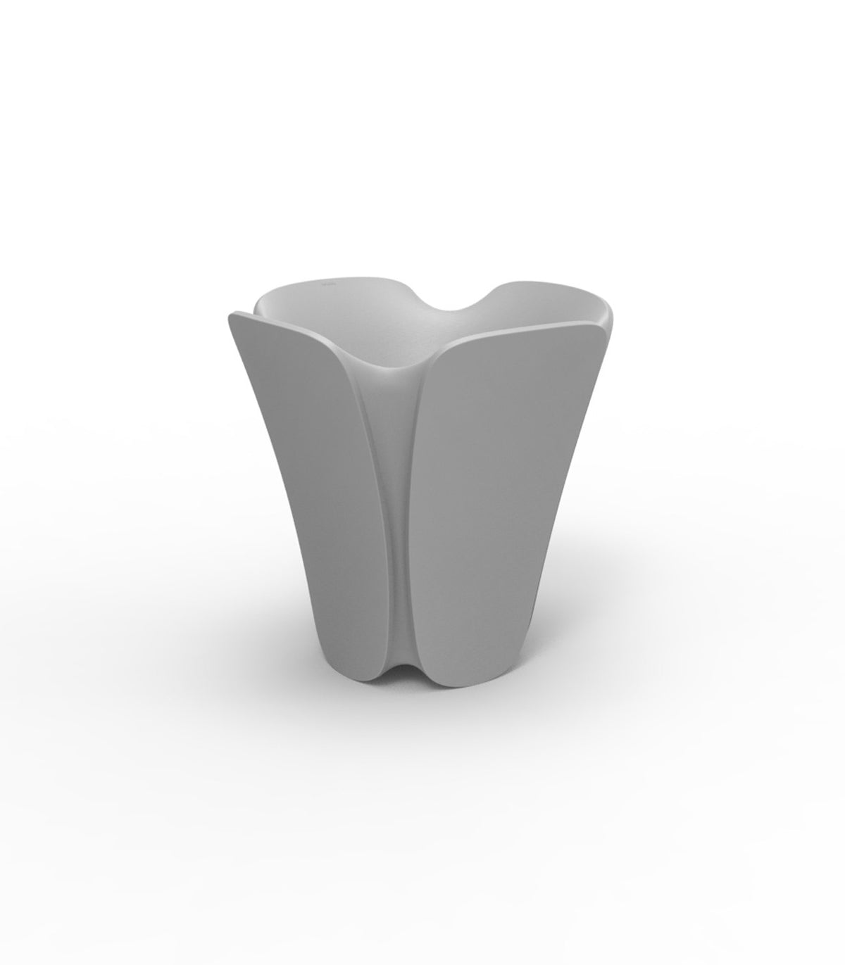 Vondom PEZZETTINA design flower pot - steel grey
