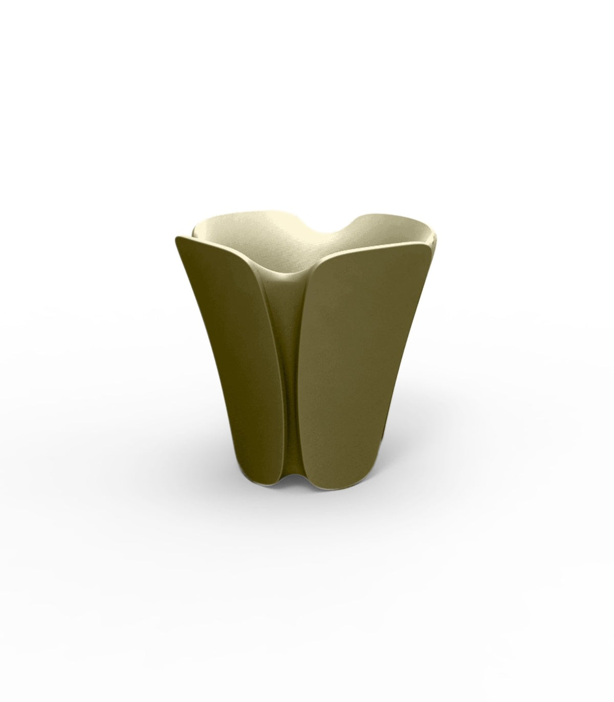 Vondom PEZZETTINA design flower pot - khaki