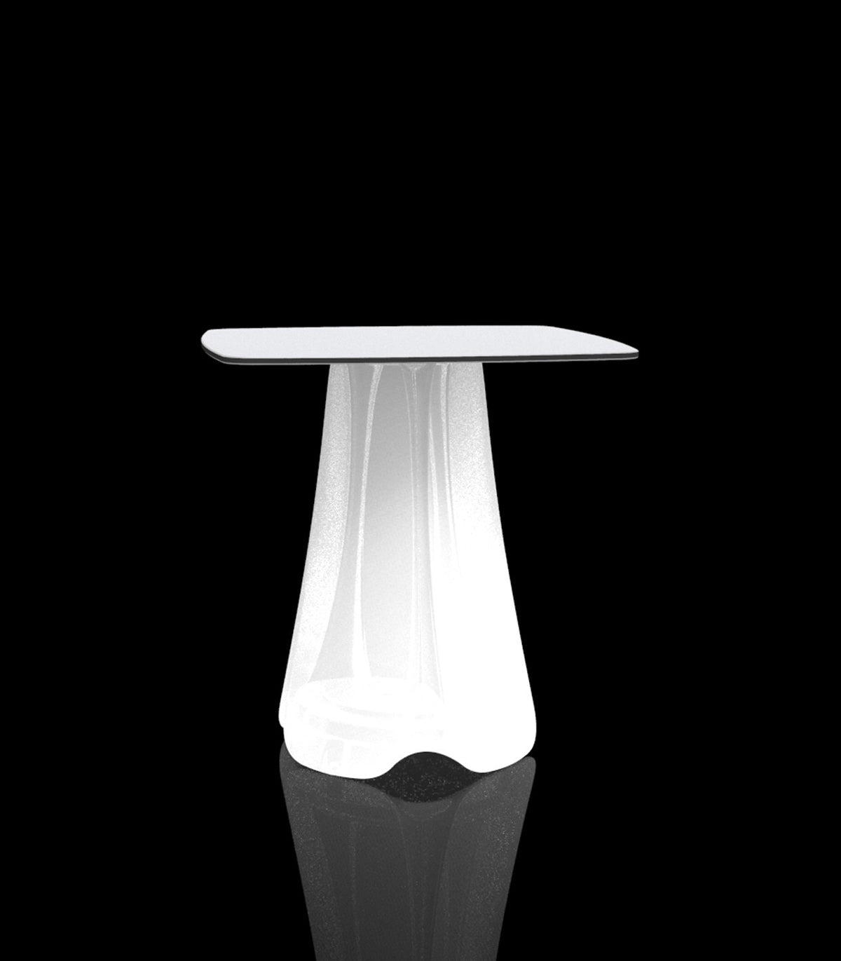 PEZZETTINA Table Lumineuse LED Blanche 80x80cm - Vondom
