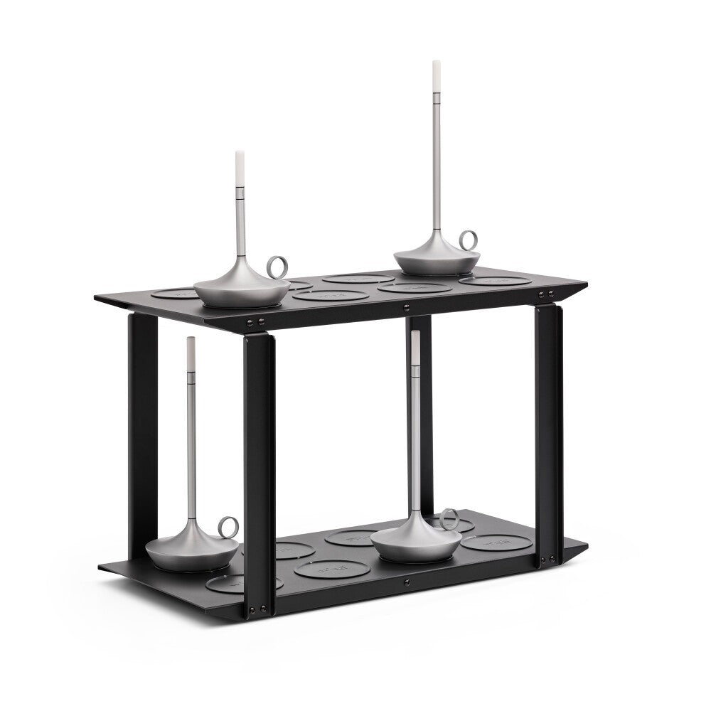16-piece cordless Wick Pro Grapyants charging tray with 3 Wick Pro table lamps and 1 Wick S Pro