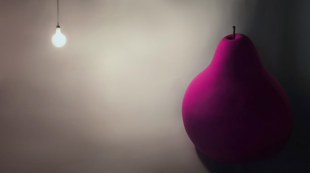 Pear Polyresin Velvet Matte Outdoor by Bull & Stein and Lisa Pappon