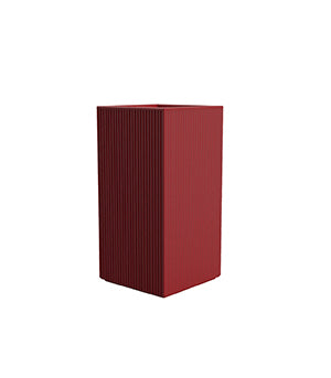 POT GATSBY CUBIC 90 cm - Grooved Square Planter large size