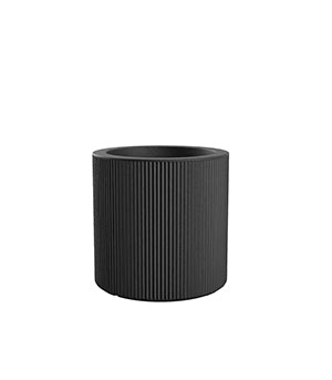 POT GATSBY CYLINDRIQUE 50 cm - Pot Cylindrique Cannelé