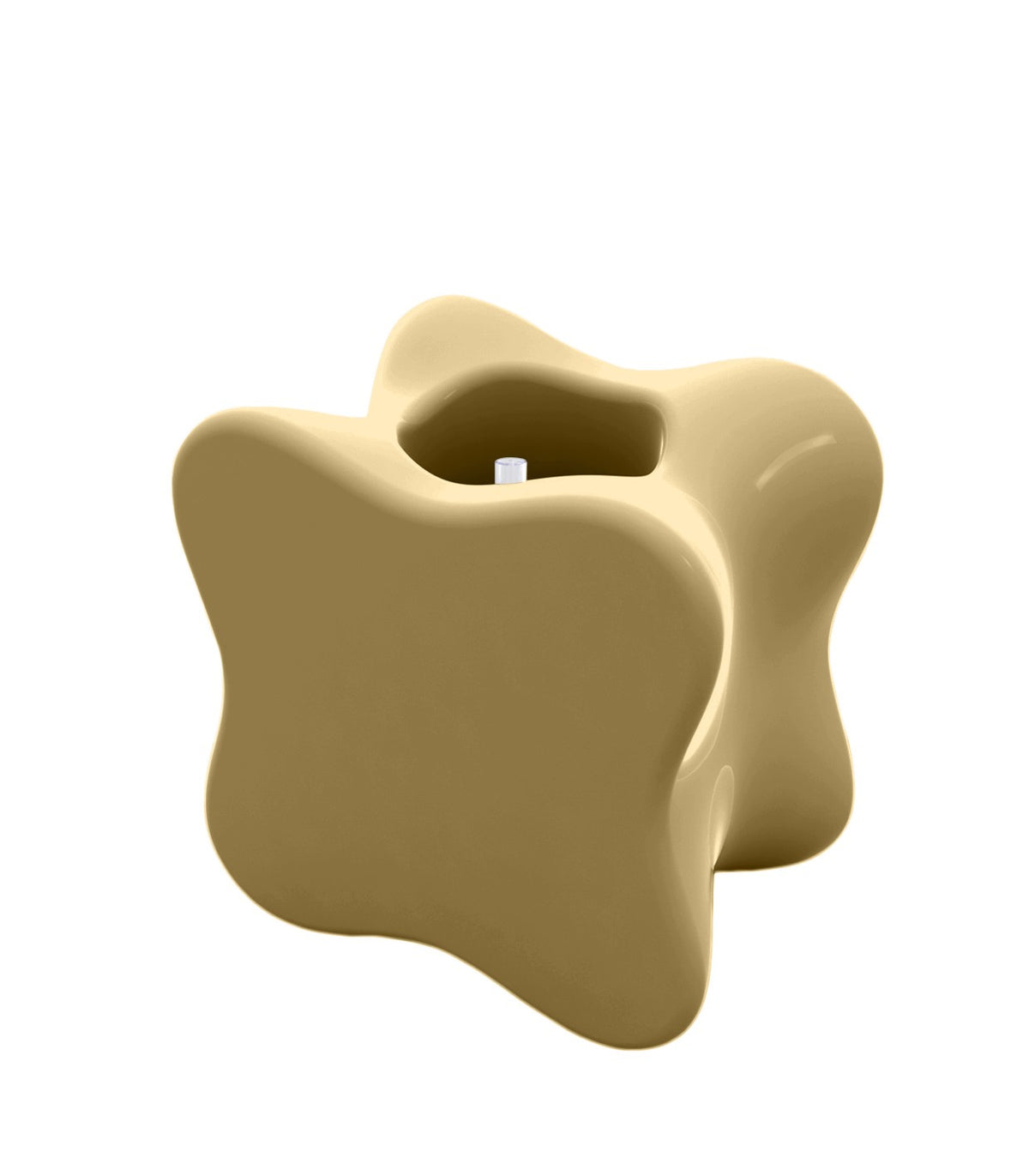 PAL Lacquered Design Flower Pot - champagne