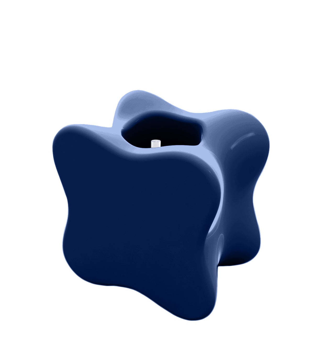 PAL Lacquered Design Flower Pot - blue