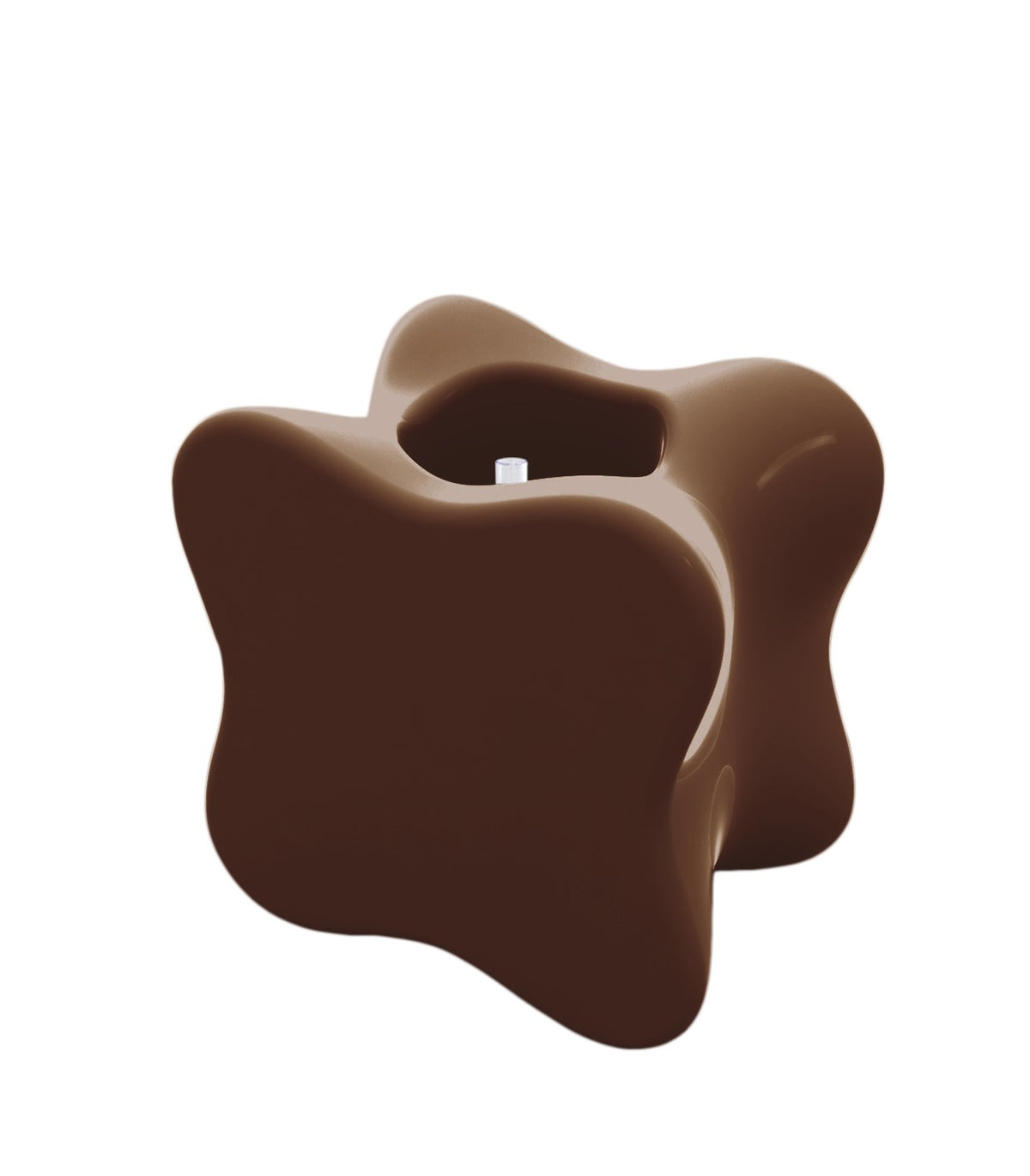 PAL Lacquered Design Flower Pot - bronze